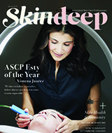 Cover of ASCP Skin Deep magazine for estheticians