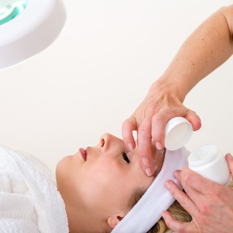 Image of a person receiving a fascial treatment.