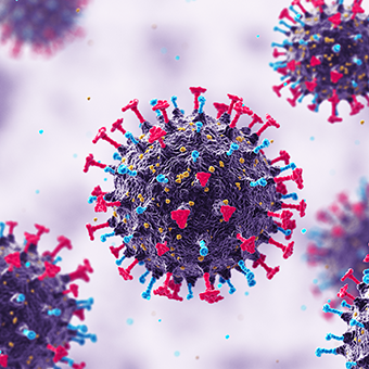 Animated image of immune cell.