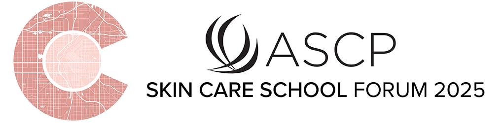 ASCP Skin Care School Forum with CO symbol