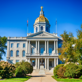 New Hampshire state capitol building