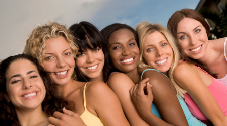 smiling group of women
