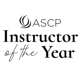ASCP instructor of the year