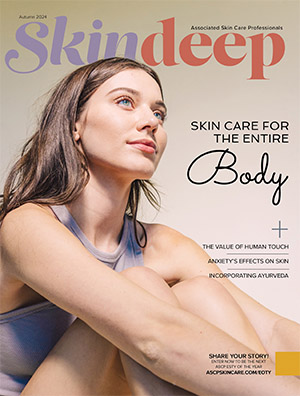 a cover image of ASCP Skin Deep magazine for estheticians